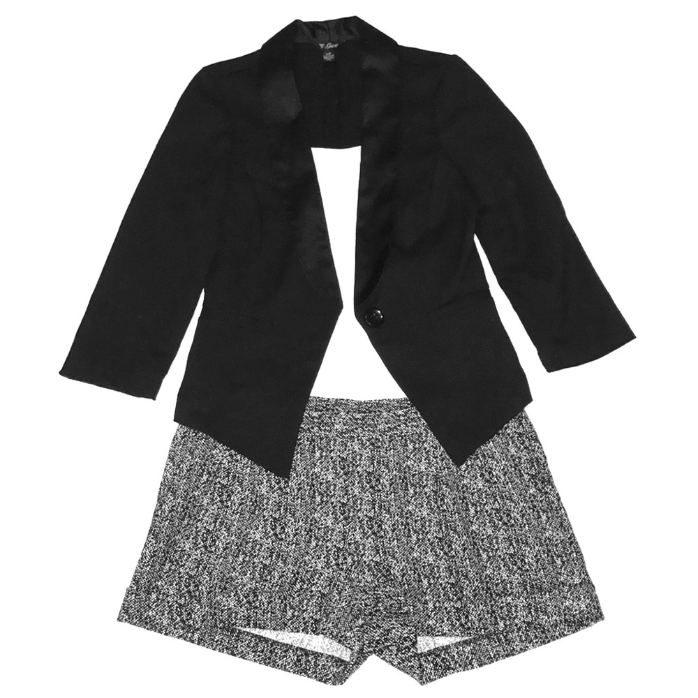 Express shorts! blazer is from Guess